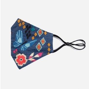 Johnny Was Embroidered Mask